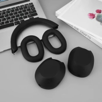 Silicone Headphones Protective Case Cover Headbeam Protector Sleeve Ear Cups Case Cover for Sony WH-1000XM5 Headphones