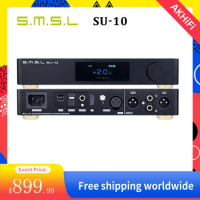 SMSL SU-10 MQA Decoder Support MQA-CD Dual ES9038PRO Hi-Res Audio DAC 32Bit/768kHz DSD512 Support LDAC,Aptx/HD,SBC,AAC SU10 DAC