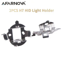 2PCS H7 HID Xenon Headlight Bulb Holder Adapter Base BASE FOR SAGITAR,MAGOTAN,QASHQAI,BMW520LI H7 Bulb Socket Retainer Clips Kit