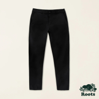 【Roots】Roots男裝-城市悠遊系列 環保材質休閒長褲(黑色)