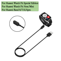 Power Adapter For Galaxy Fit 3 | Huawei Watch Fit Special Edition / Honor Watch ES 1M USB Cable Charging Data Charger With Magne