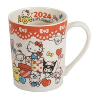 【震撼精品百貨】凱蒂貓_Hello Kitty~日本SANRIO三麗鷗 2024KITTY50週年紀念 馬克杯*10550