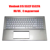 Russian US Latin Spanish Keyboard for Asus Vivobook S15 S532 S532F S532FA With Backlit