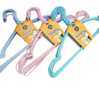 Gantungan Baju Besi Warna Jemuran Hanger Kawat Lapis Gantungan Baju Kawat stainless Berpelapis