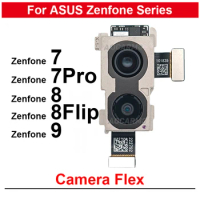For ASUS ZenFone 9 10 7 7Pro 8 AI2202 Zenfone 8 Flip Back Main Rear Big Camera Flex Module Replacement Repair Parts