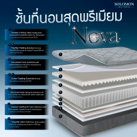Solomon 11 inch Nova extra thi poet spring mattress euro top premium 3 years warranty