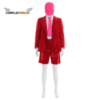 Band AC/DC Rock Band Angus Young School Boy Uniform Cosplay Costume Velvet Coat Short Pants Outfit Custom Made