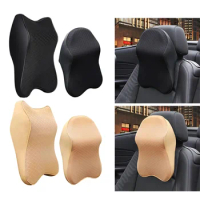 Car Neck Cushion Car Seat Neck Pillow Headrest Cushion for Neck Back Pain Relief Lumbar Back Support Pillow for Car Office Chair
