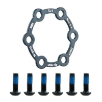 Enhanced Performance Brake Disc Spacer for Electric Scooters and Bicycles Aluminum Alloy 6 Holes Includes Screws