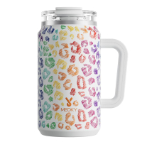 [Meoky Tumbler] meoky 32/50oz สแตนเลสจับถ้วยสูญญากาศฉนวนถ้วยที่มีฝาปิดและฟางซิลิโคน ลื่นลดเสียงรบกวน