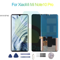 For XiaoMi Mi Note 10 Pro LCD Display Screen 6.47" M1910F4S Mi Note 10 Pro Touch Digitizer Assembly Replacement