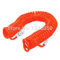 11.11 hot selling Orange Quick Connector 8mmx5mm Air Compressor Recoil Hose Tubing 9M