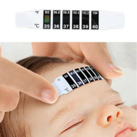 10/20Pcs Child Forehead Temperature Sticker Thermometer LCD Digital Display Temperature Sticker For Kids Baby Care Tools