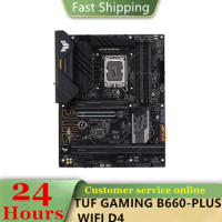 TUF GAMING B660-PLUS WIFI D4 motherboard Used original 1700 LGA1700 DDR4 128GB M.2 USB3.0 SATA3 Desktop Mainboard