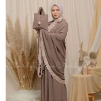 PROMO - COD MUKENA DEWASA 2 IN 1 RAYON VISCOSE CRINKLE AIRFLOW URAGIRI ORIGINAL MUKENA KATUN MOTIF
