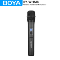 BOYA BY-WHM8 Pro UHF Dynamic Wireless Handheld Microphone for Broadcasting Live Streaming Presentations ENG Blogger Youtube
