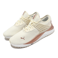 【PUMA】慢跑鞋 Pacer Future Lux Wns 女鞋 米白 玫瑰金 輕量 基本款 運動鞋(380606-06)