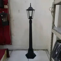 Lampu Taman Tiang Klasik Outdoor Waterproof 105cm - Lampu Pilar Minimalis Vintage - Lampu Hias Jalan