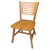 AS DESIGN雅司家具-Althea柚木色實木餐椅-50.5x49x84cm