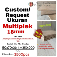 Multiplek 18mm Ukuran Custom Presisi Tinggi Triplek