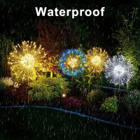 Outdoor Solar Fireworks Light LED LAMPU RAYA Solar Fireworks Light Solar Garden Light Pelita Raya