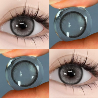 ผสม 【สั่ง2คู่แถมน้ำยาล้าง60ML】【-1.00-8.00】Midroo Fashion ค่าสายตาสั้น คอนแทคเลนส์บิ๊กอาย Jewelry Gre