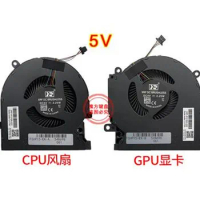 CPU &amp; GPU Cooling Fan FOR HP Omen 15-EK 15-EN TPN-Q236 TPN-Q238 DC 5V (Used for graphics card models：GTX1650)
