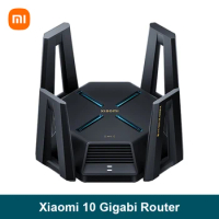 Xiaomi 10 Gigabi Router WiFi 7 Repeater 2GB RAM Dual 10G Network Port 2.5G x 4 Adaptive Network Port Mesh IPTV USB 3.0