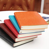 Wholesale Popular Imitation Leather Portable Travel Notebook Student Diary School Stationery Customizable Logo