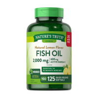 【Nature’s Truth 綠萃淨】TG型魚油檸檬味軟膠囊(125粒/瓶)