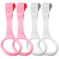 4 Pcs Pull Ring Accessories for Up Rings Playpen Toddler Cot Handle Infant Bed Baby Walking Assistant Plastic Nursery Crib