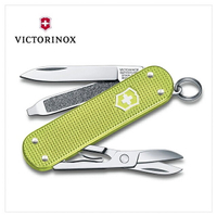 VICTORINOX 瑞士維氏 瑞士刀 5用 58mm Lime Twist 經典鋁合金萊姆綠 0.6221.241G