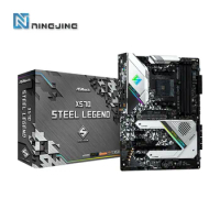 ASROCK X570 STEEL LEGEND ATX AMD X570 DDR4 4666+(OC) MHz,M.2,SATA 6Gbps,USB3.2,128G,best can support