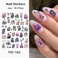 TSC series TSC-162-210 Ghost off series 3D Back glue Self-adhesive Nail art Nail sticker decoration tool Sliders For Nail Decals