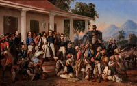 Lukisan Raden Saleh The Arrest of Pangeran Diponegoro Painting
