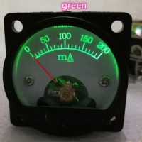 Green Blue Red Orange Background Lighting 5-16V 200mA Ammeter Cathode Current VU Meter For Tube Amplifier Audio Accessories