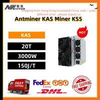 Brand new antminer KAS Miner KS5 20T 3000W 150J/T KAS asic crypto mining rig kHeavyHash Air-cooling Miner