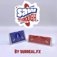 Saw Through by Surreal.FX Magic Tricks Magia Magician Stage Classic Toys Illusion Gimmicks Prop Funny Mentalism