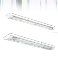 【KAO’S】北歐現代簡約LED T8燈具．4尺燈管2入裝(KS9-2511-2)