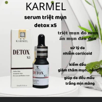 KARMEL Serum Detox X5 serum giảm mụn, da sần vỏ cam - Mờ Thâm Nám Kiềm Dầu Thu Nhỏ Lỗ Chân Lông Giúp