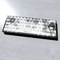 JK-style keycaps made from translucent PBT material, compatible with Wooting EZ63 MADE 68, Hero 68 N