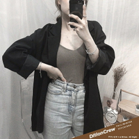 DITION 韓系oversize西裝外套 正裝單排釦 正韓版型 男女可穿 寬鬆休閒
