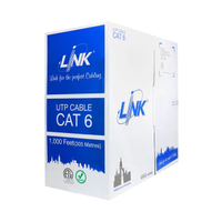 สายแลน CAT6E UTP รุ่น US-9116LSZH ขนาด 305 เมตร สีขาว