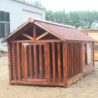 Outdoor large solid insulation shack waterproof dog house dog cage dog house golden haired Samo pet house