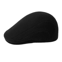 【KANGOL】507 WOOL鴨舌帽(黑色)