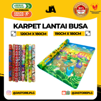Karpet Tikar Lantai Plastik / Spon Matras Gulung Karakter Aneka Gambar