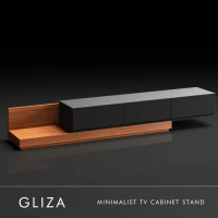 TERBARU!! GLIZA - TV Cabinet Stand / Meja TV Minimalis | XIONCO - Packing Plastik
