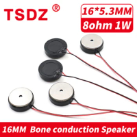 5Pcs 16MM 8Ohm 1 Watt Mini Speaker Bone Conduction Loudspeaker 16*5.3MM 8 Ohm 1W Bass Multimedia DIY For Audio