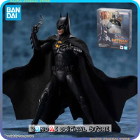 In Stock Original Bandai Batman Bruce Wayne Action Figurine The Flash (2023) Michael Keaton SHF Anime Figure Model Toy Gift