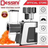 DESSINI ITALY Electric Vegetable Fruit Slicer Spiralizer Cutter Chopper Peeler Shredder Grinder Minc